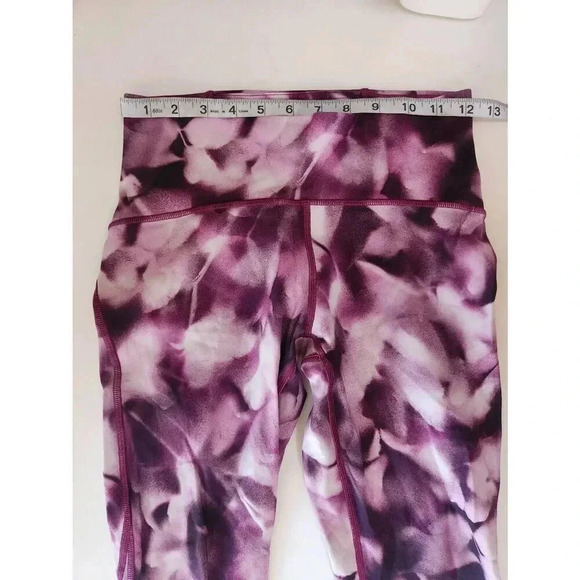 Lululemon Train Times Leggings Purple Pink Size 6 - Picture 6 of 8